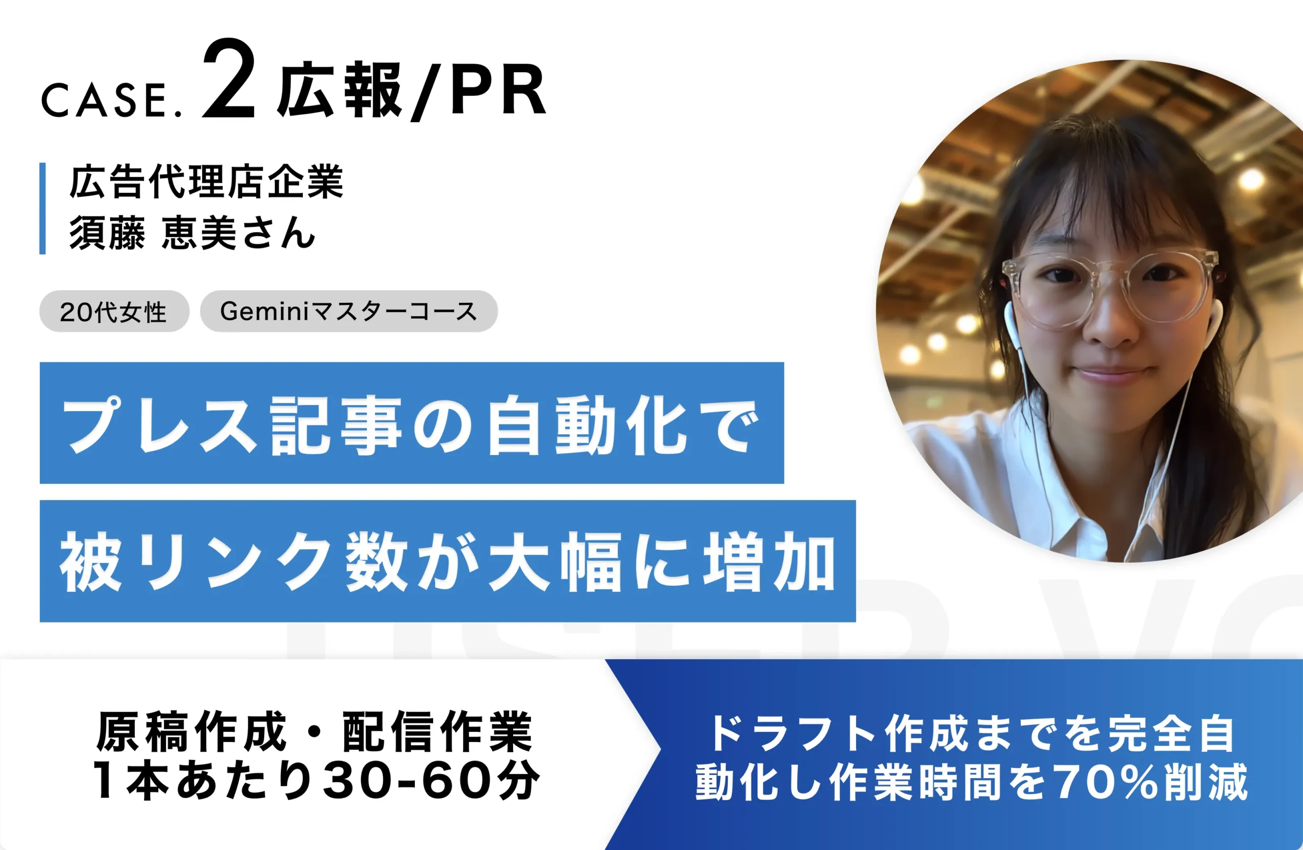 バイテックBiz導入実績(須藤恵美さん_ドラフト作成までを完全自動化し作業時間を70%削減)