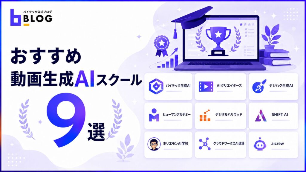 おすすめ動画生成AIスクール9選