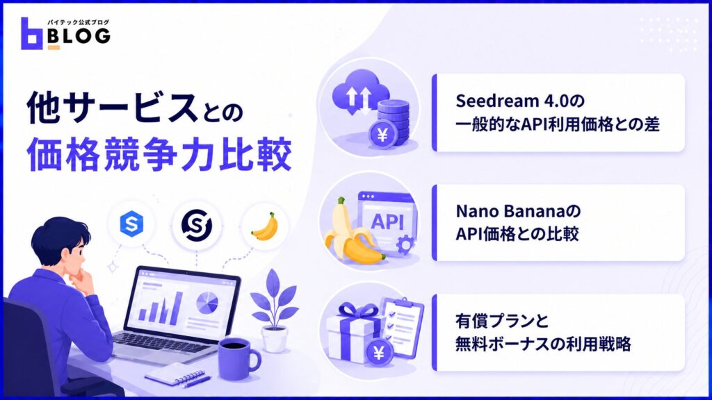 他サービスとの価格競争力比較