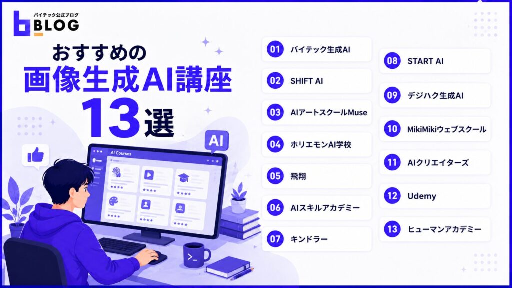 おすすめの画像生成AI講座13選