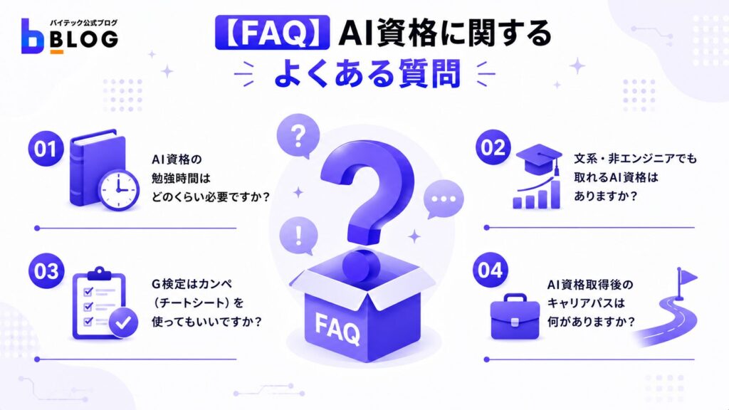 【FAQ】AI資格に関するよくある質問