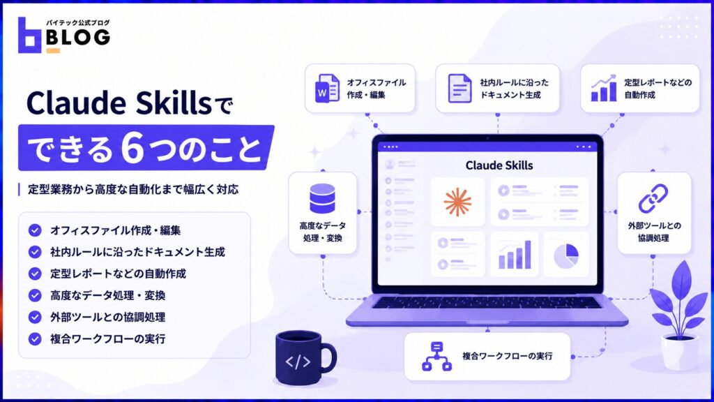 Claude Skillsでできる6つのこと