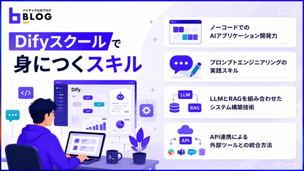 Difyスクールで身につくスキル