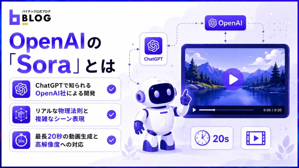 OpenAIの「Sora」とは