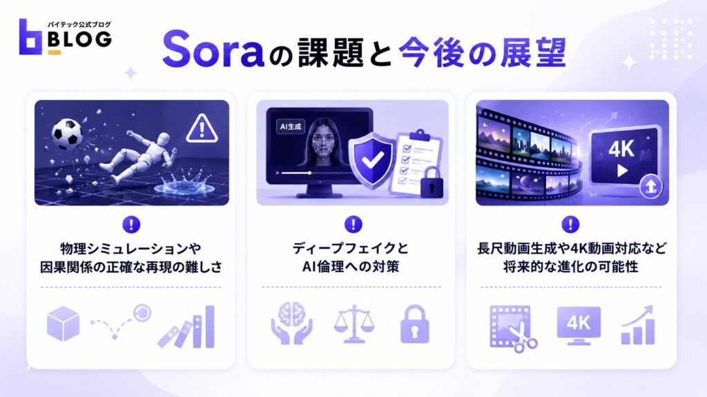 Soraの課題と今後の展望