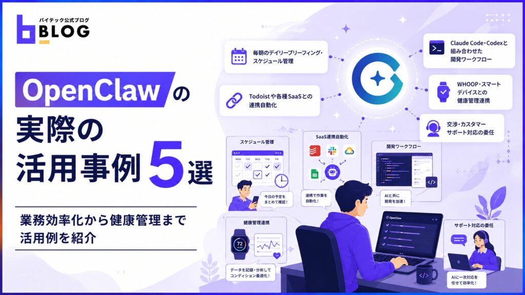 OpenClawの実際の活用事例5選