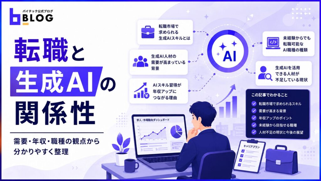転職と生成AIの関係性