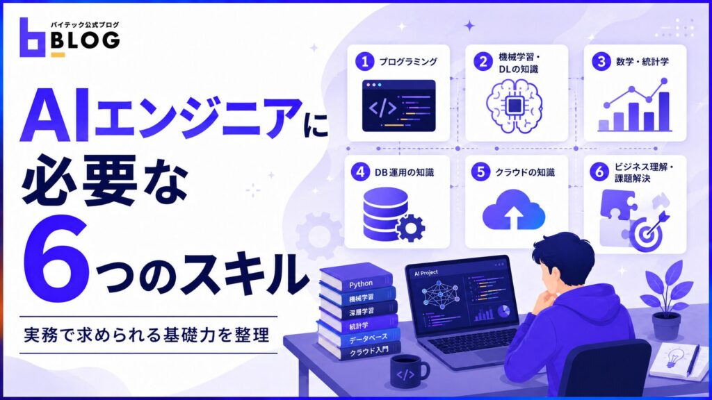 AIエンジニアに必要な6つのスキル