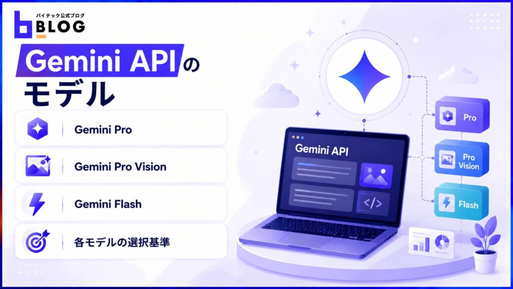 Gemini APIのモデル